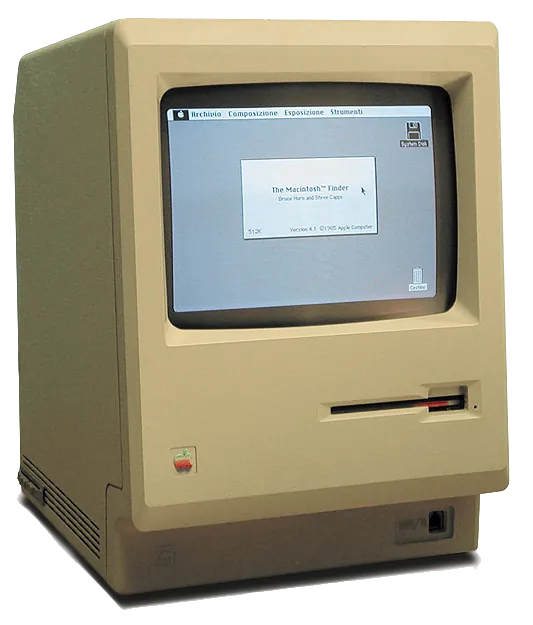 An original Macintosh 128K