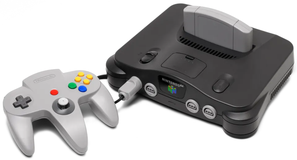 The Nintendo 64 and controller